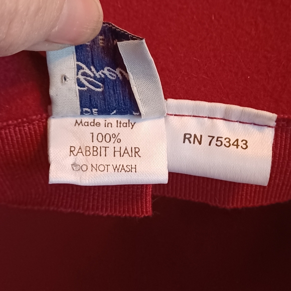 VINTAGE GREVI FIRENZE RABBIT FUR BUCKET HAT - Picture 5 of 15